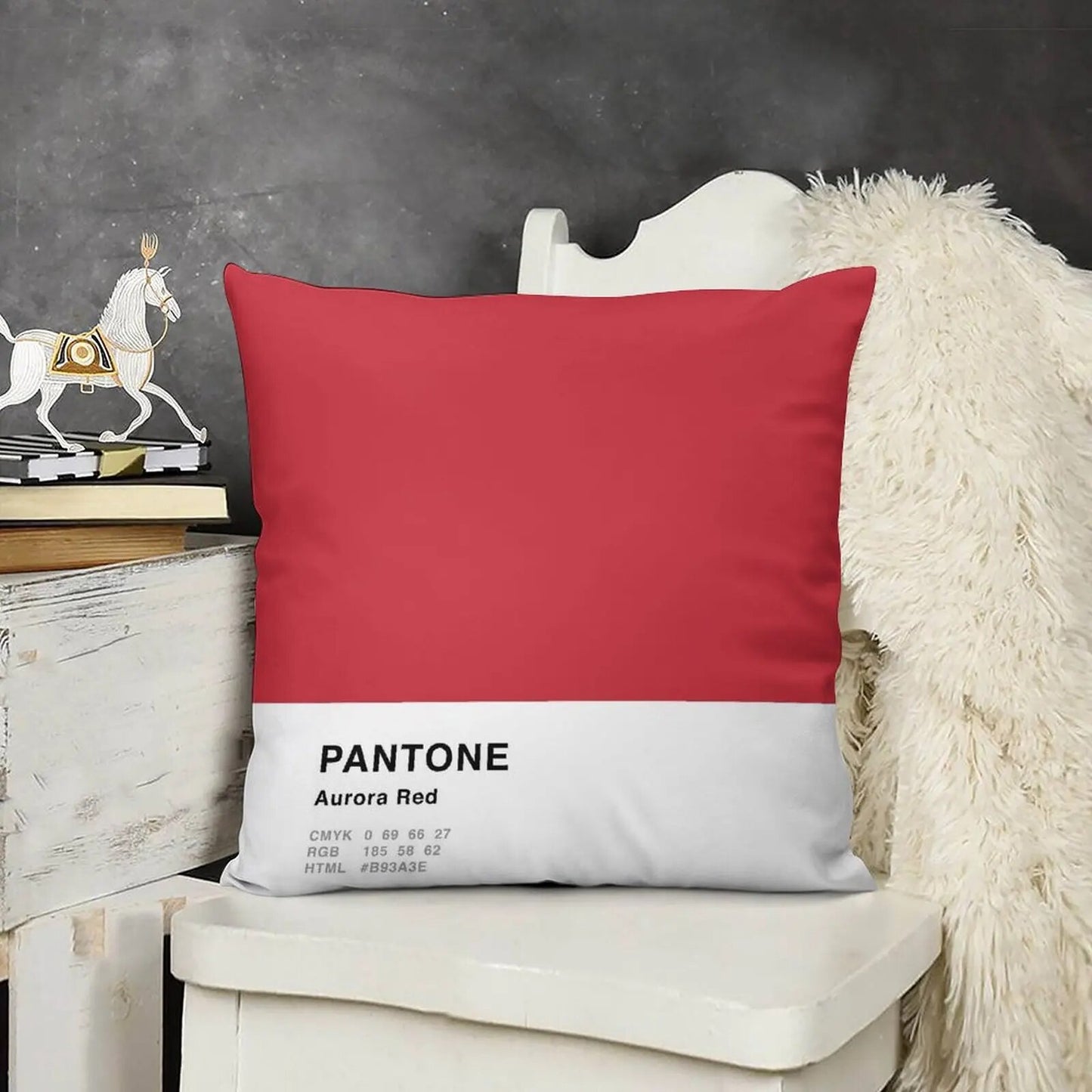 Pantone Aurora Red Cojin Case